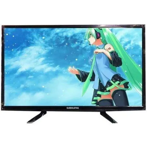 Global Star 22" Inch Full Analog LED TV Flat Screen, Free-To-Air, USB & HDMI Support - Black